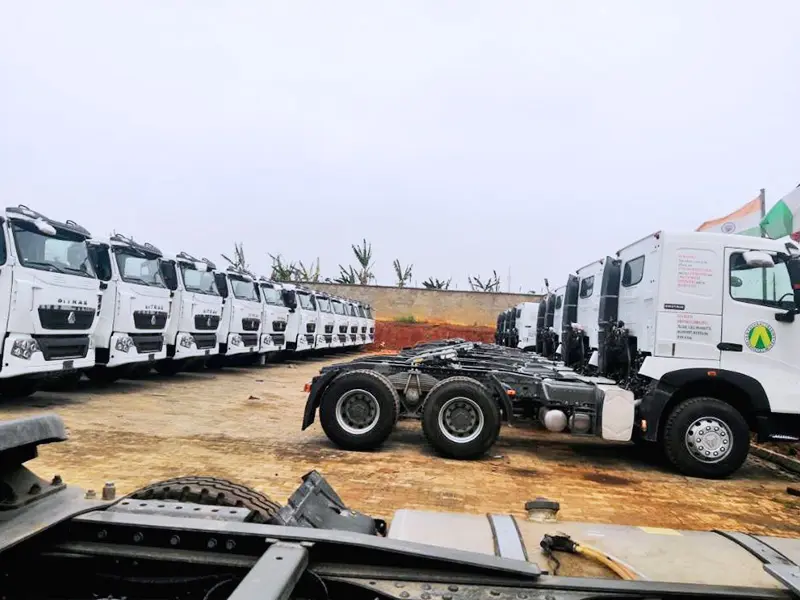 Delivery of high-end products of SITRAK brand MAN technology in batches to major Nigerian customers