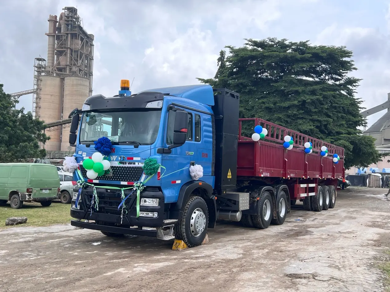 First Electric truck in Nigeria which is HOWO TX made by SINOTRUK